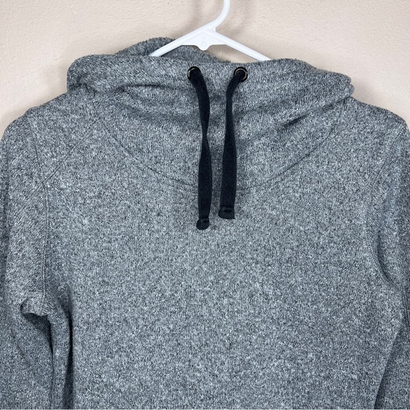 SMALL OLD NAVY GREY FLEECE HOODIE PULLOVER STRETCH ATHLETIC ACTIVEWEAR CASUAL - Picture 5 of 10
